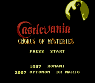 Castlevania - Chorus Of Mysteries (Hack) — Title screen
